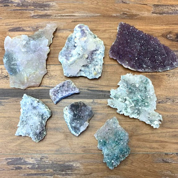 Amethyst Druzy Flower 2"-5.9"-Specimens-Angelic Healing Crystals Wholesale