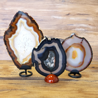 Wholesale Agate Slices 6-8"-Slice-Angelic Healing Crystals Wholesale