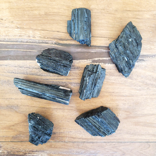 Wholesale Black Tourmaline Chunks 2"-4"-Chunks-Angelic Healing Crystals Wholesale