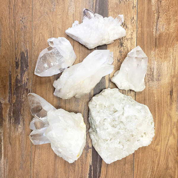 Wholesale Clear Quartz Clusters 5-5.9kg-Clusters-Angelic Healing Crystals Wholesale