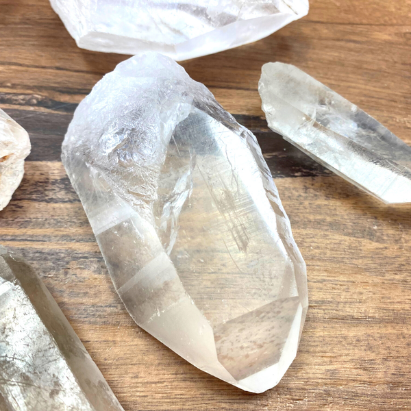 Wholesale Lemurian Quartz Natural Points 2-5"-Points-Angelic Healing Crystals Wholesale