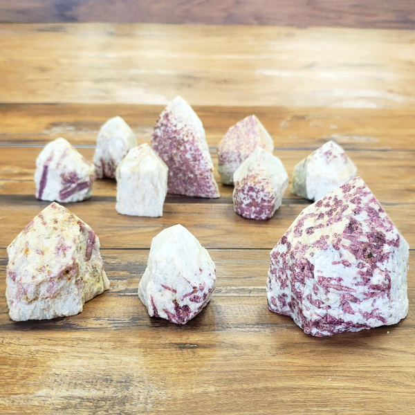 Wholesale Natural Pink Tourmaline Tips 2-5" - Sold by Piece-Tips-Angelic Healing Crystals Wholesale