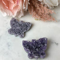 Amethyst Druzy Butterfly 2-3.5"-Carved Crystals-Angelic Healing Crystals Wholesale
