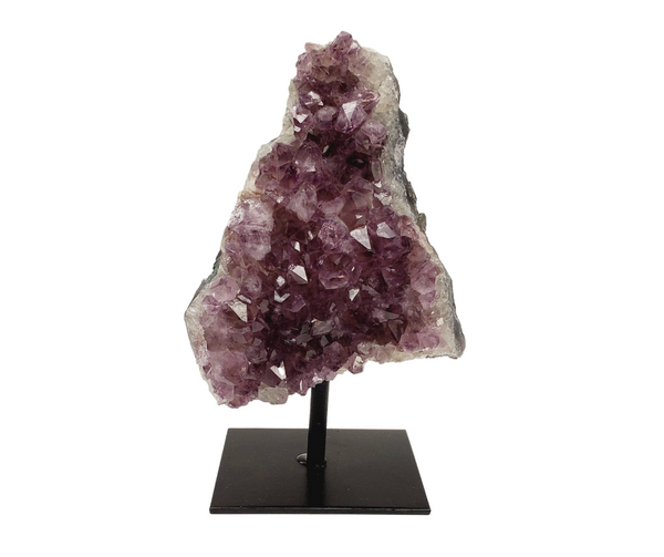 Amethyst Specimen on Iron Stand 5.75 to 7"-Specimen on Stand-Angelic Healing Crystals Wholesale