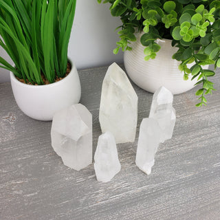 Clear Quartz Rough Pillar 3-5"-Specimen-Angelic Healing Crystals Wholesale