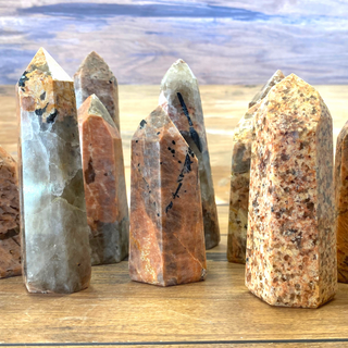 Feldspar with Tourmaline Pillars 2-4"-Specimens-Angelic Healing Crystals Wholesale