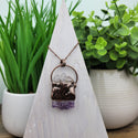 Quartz Cluster Bohemian Style Necklace with Accent-Necklaces-Angelic Healing Crystals Wholesale