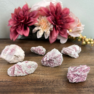 Rough Pink Tourmaline on Matrix Chunks 1-2.99"-Rocks & Fossils-Angelic Healing Crystals Wholesale