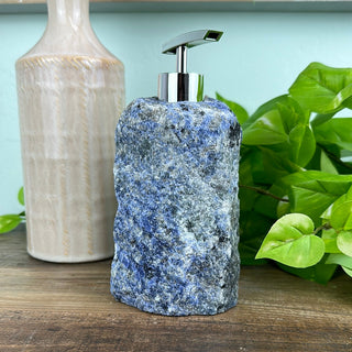 Sodalite Soap Dispenser-Soap & Lotion Dispensers-Angelic Healing Crystals Wholesale