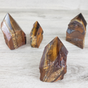 Tigers Eye Polished Tip 2 to 5"-Pillars-Angelic Healing Crystals Wholesale