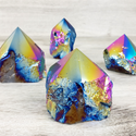 Titanium Quartz Polished Tips 2 to 5 inches-Rocks & Fossils-Angelic Healing Crystals Wholesale