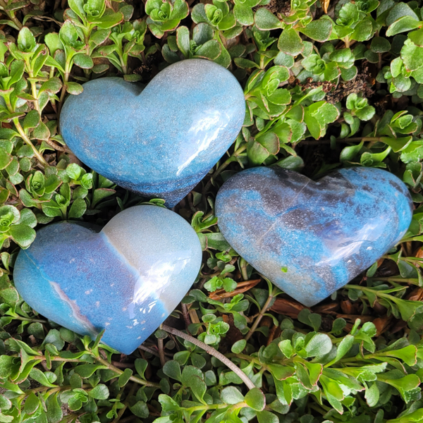 Trolleite Puff Hearts 2 to 4"-Hearts-Angelic Healing Crystals Wholesale